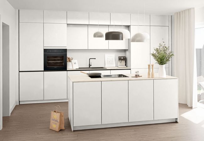 Grifflose Loftküche