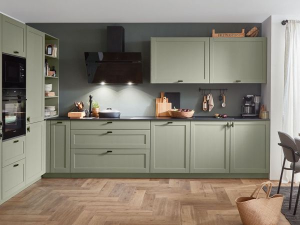 Küche in moderner Rahmenoptik